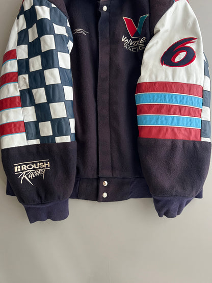Large 90s Mark Martin Jeff Hamilton Racing Jacket