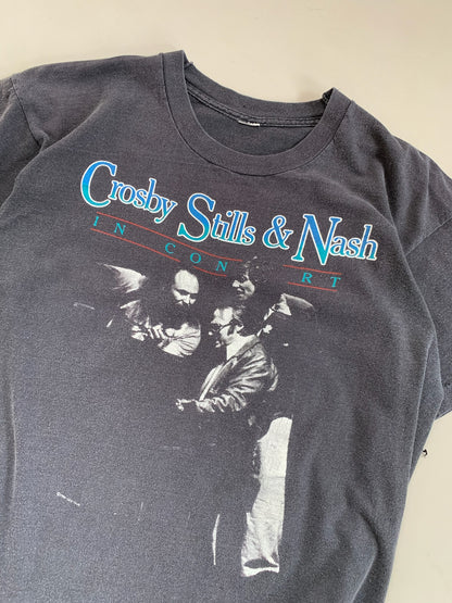 Large 1984 Crosby Stills & Nash In Concert T-shirt