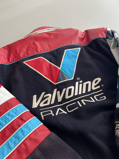 Large 90s Mark Martin Jeff Hamilton Racing Jacket