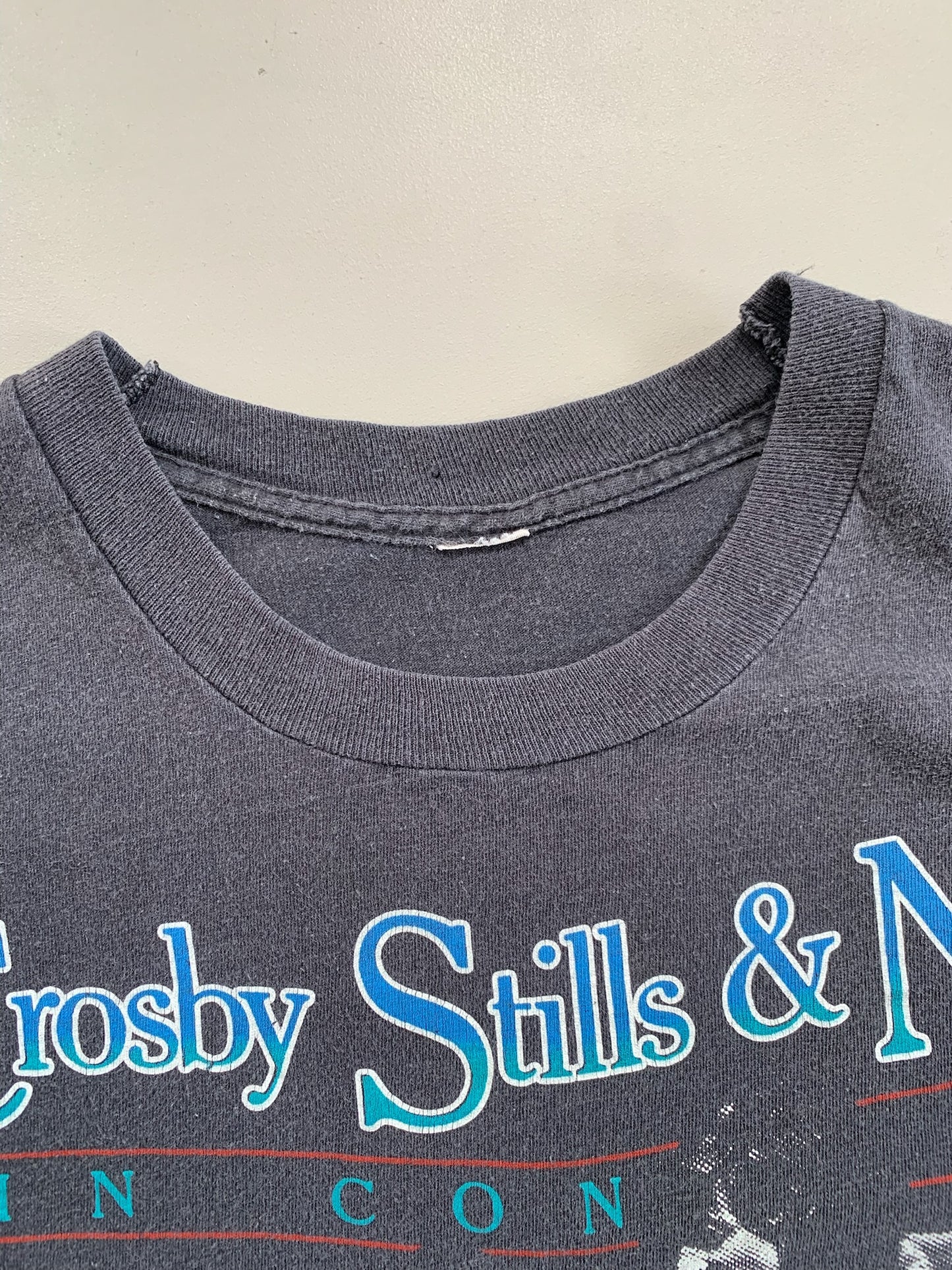 Large 1984 Crosby Stills & Nash In Concert T-shirt