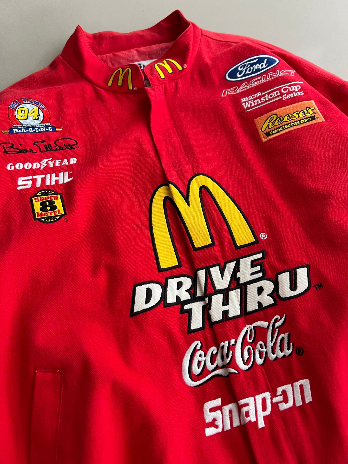 XL 90s Bill Elliott Mcdonalds Drive Thru Racing Jacket