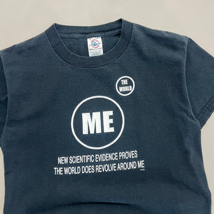 Small 2000s Me vs The World Parody T-shirt