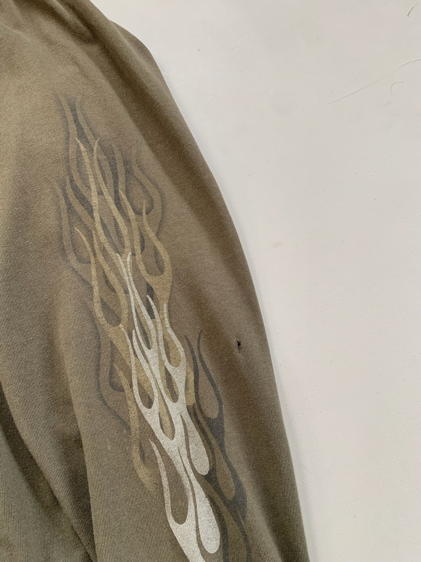 XL Harley Davidson NC Flame Sleeve T-shirt