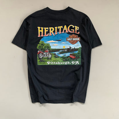Large 1996 Harley Davidson Rules the Road T-shirt