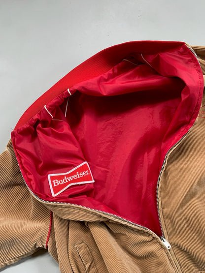 Large 1990s Budweiser Reversible Corduroy Jacket