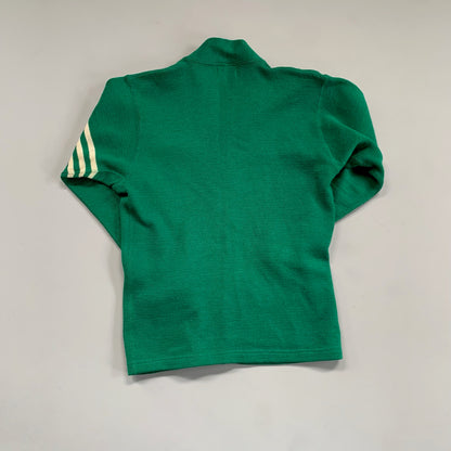 Large 1940s Champion Emerald Green Cardigan