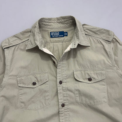Medium 1990s Polo Ralph Lauren Safari Button Shirt