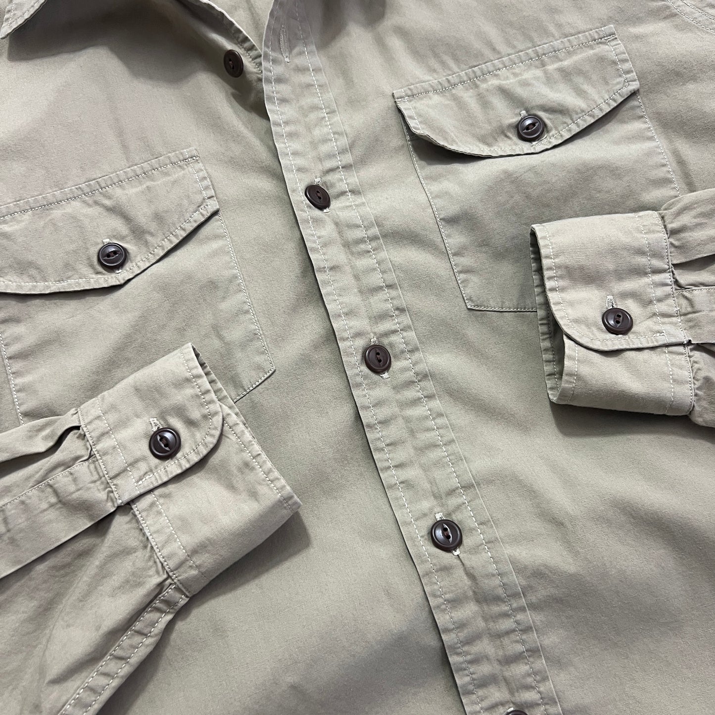 Medium 1990s Polo Ralph Lauren Safari Button Shirt