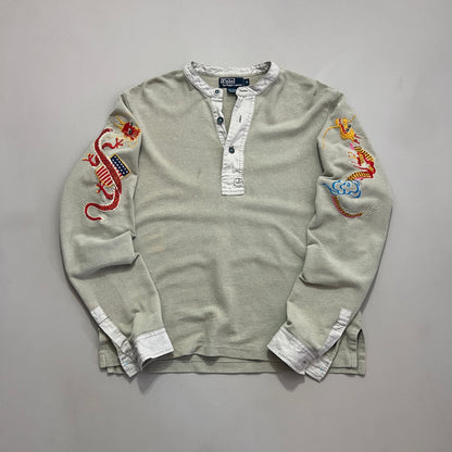 Medium 1990s Polo Ralph Lauren Pacific Fleet Henley