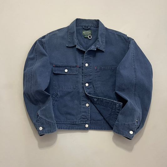 Large 1990s Polo Country Dark Denim Jacket