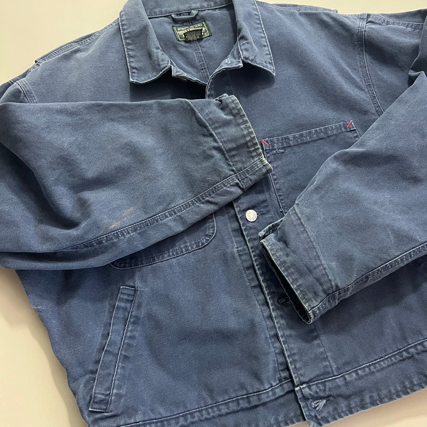 Large 1990s Polo Country Dark Denim Jacket