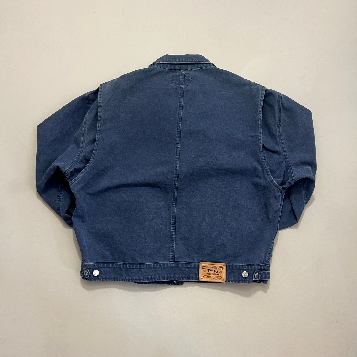 Large 1990s Polo Country Dark Denim Jacket