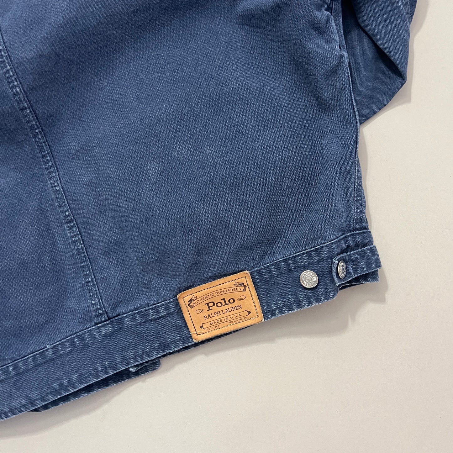 Large 1990s Polo Country Dark Denim Jacket