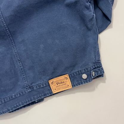 Large 1990s Polo Country Dark Denim Jacket