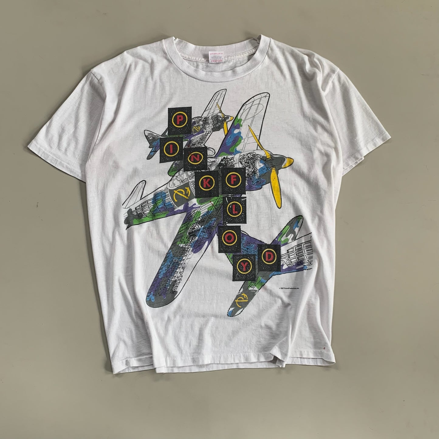 XL 1987 Pink Floyd World Tour T-shirt