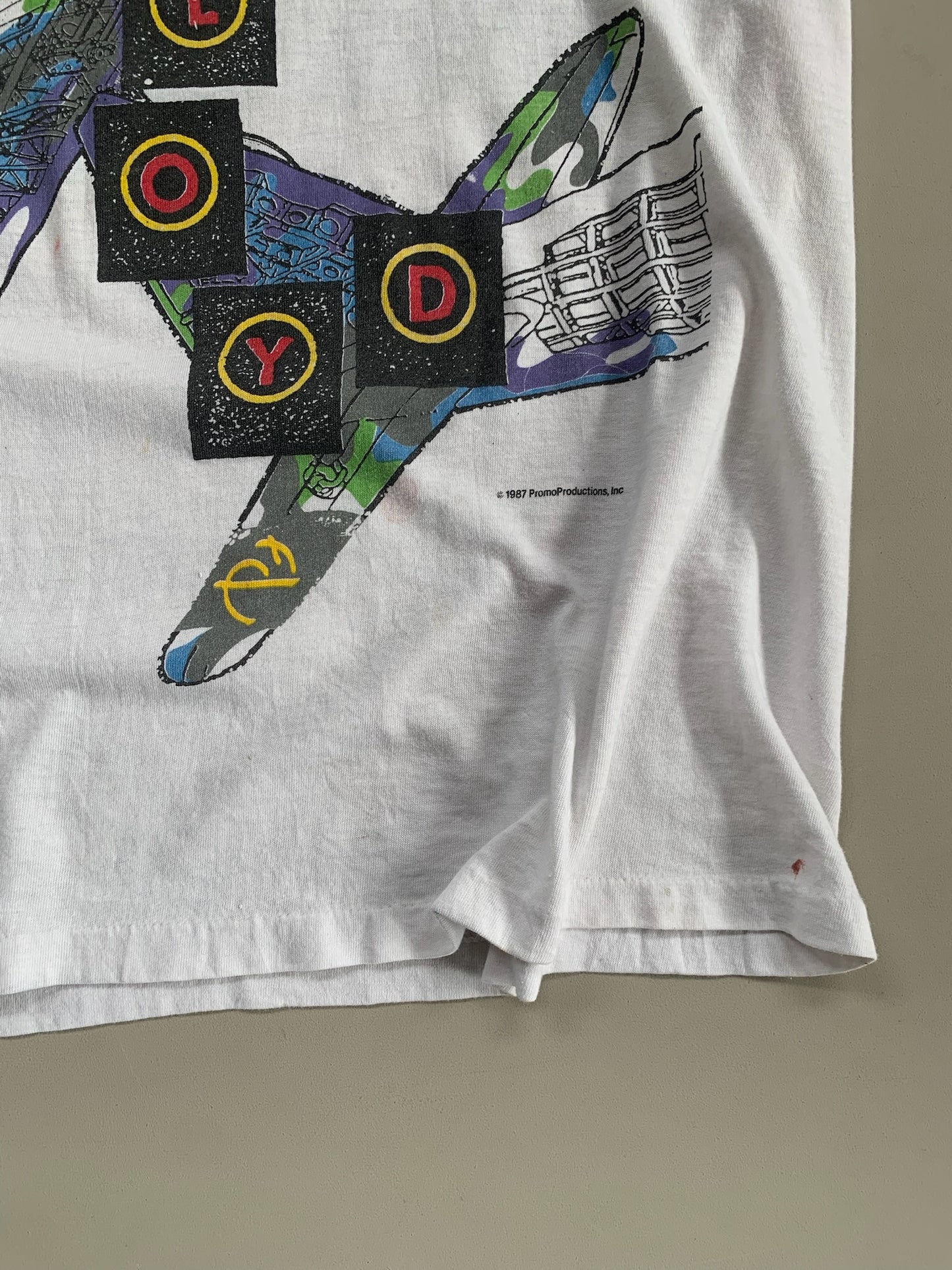 XL 1987 Pink Floyd World Tour T-shirt