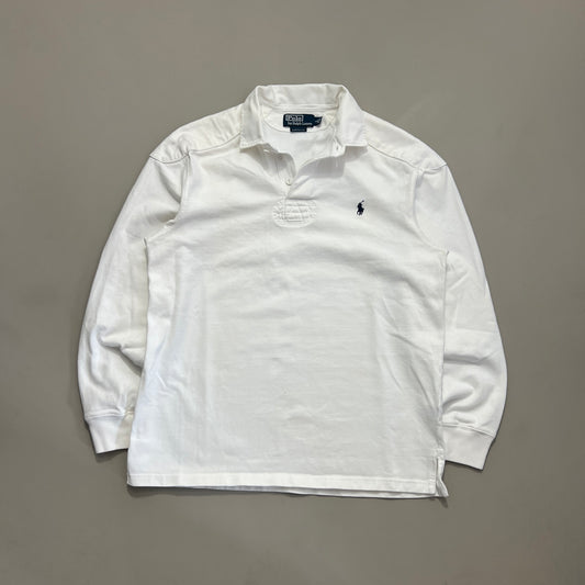 Large 2000s White Polo Ralph Lauren Rugby