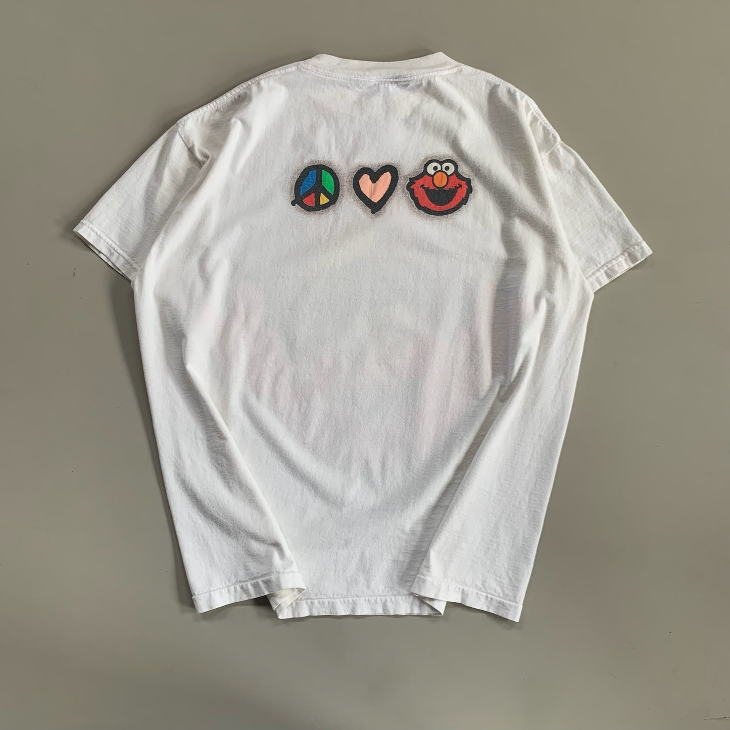 XL 1990s Peace Love & Elmo T-shirt