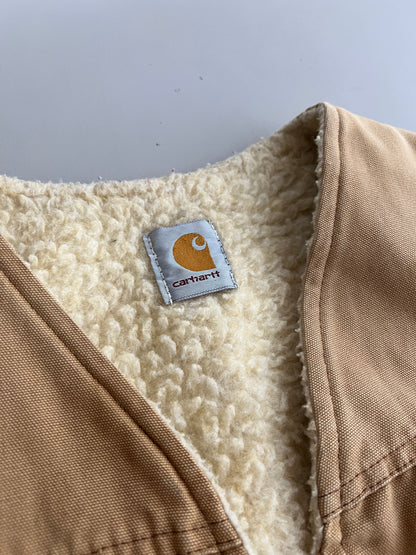 Large 80s Tan Carhartt Hunting Vest