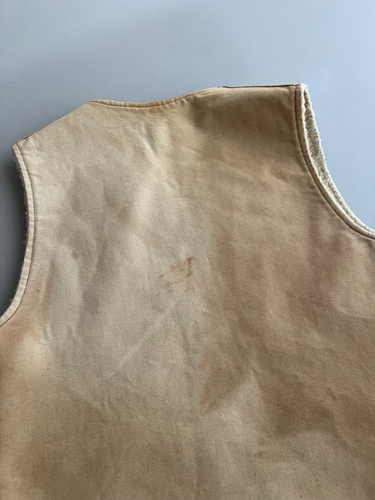 Large 80s Tan Carhartt Hunting Vest
