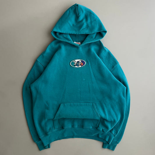 Large 90s Charlotte Hornets Nutmeg Sweatshirt