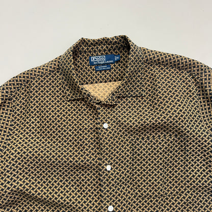 Medium 1990s Polo Ralph Lauren Bonnard Linen Shirt
