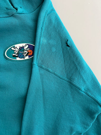 Large 90s Charlotte Hornets Nutmeg Sweatshirt