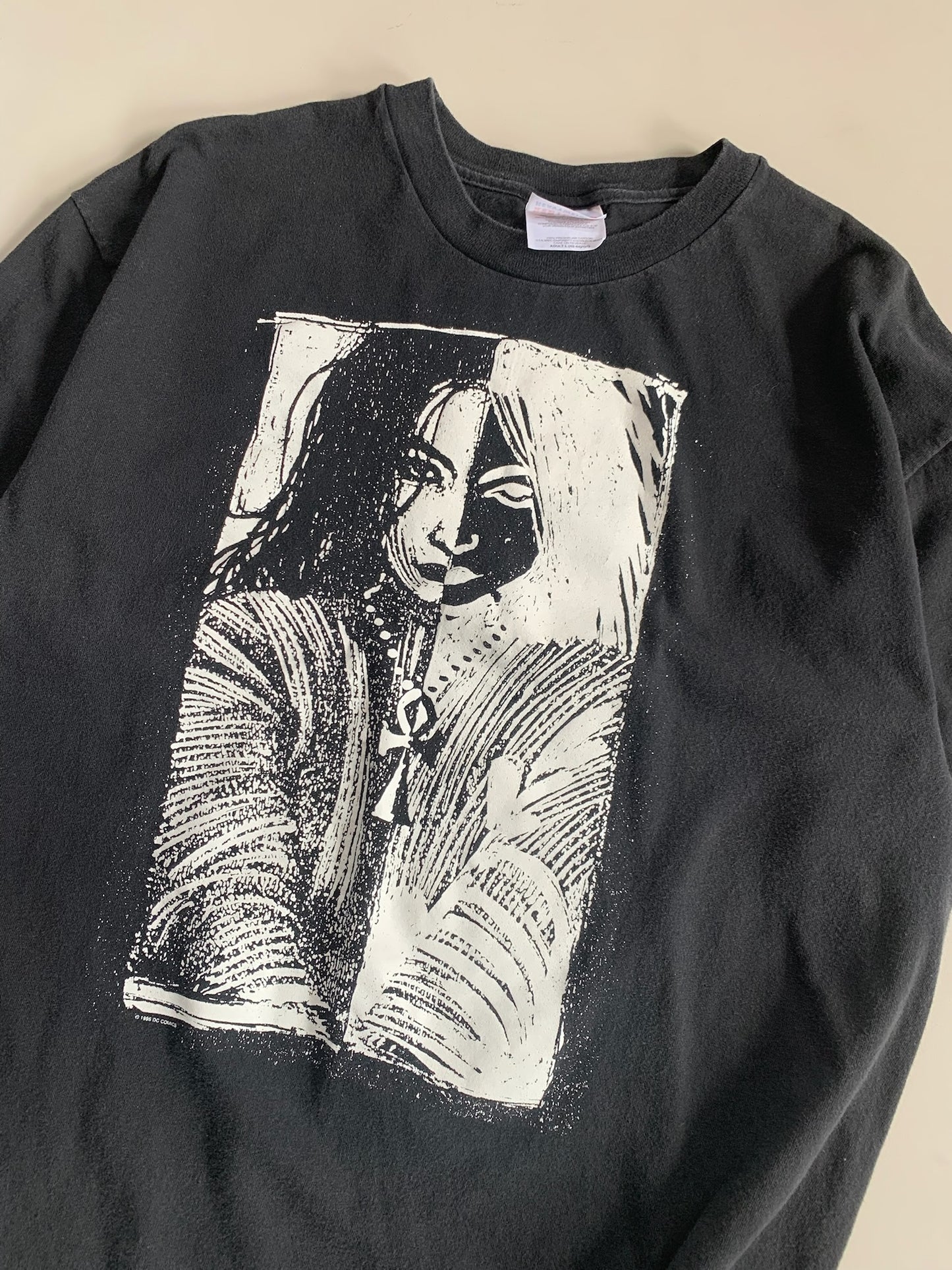 Large 1995 Sandman & Death DC Comics T-shirt