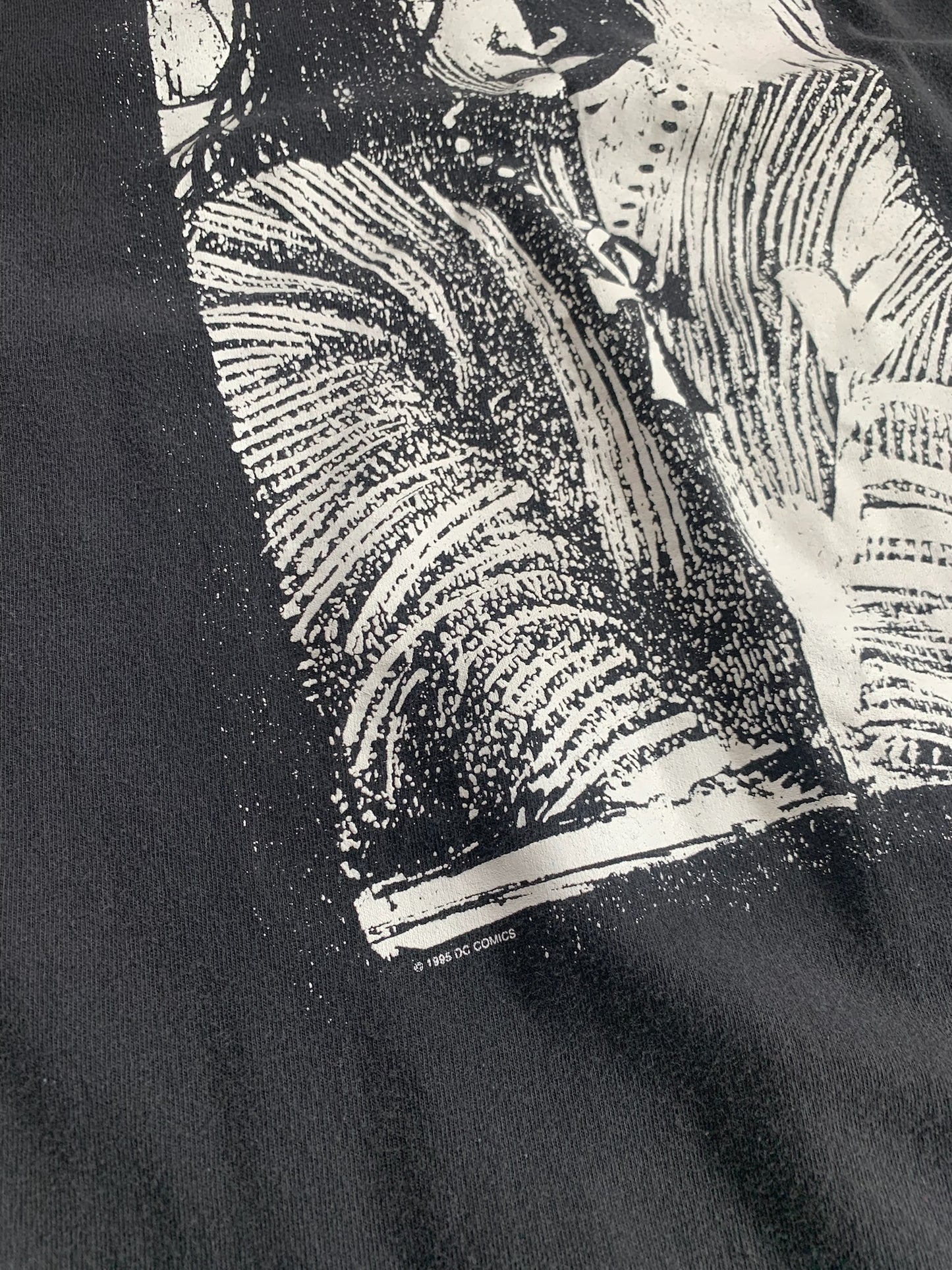 Large 1995 Sandman & Death DC Comics T-shirt