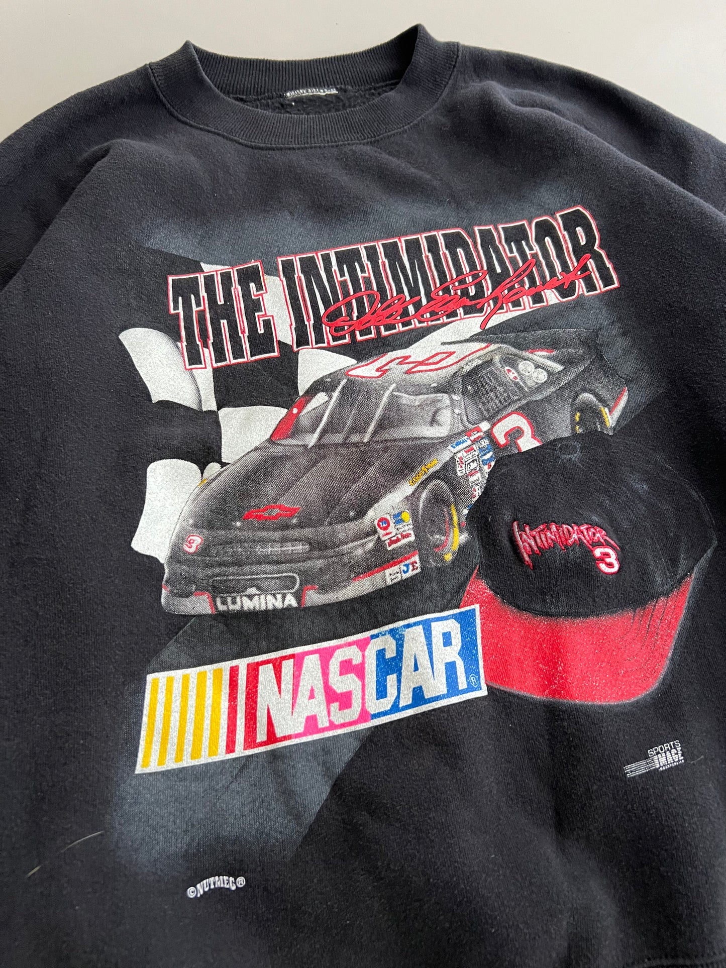 XL 90s Dale Earnhardt Intimidator Embroidered Sweatshirt