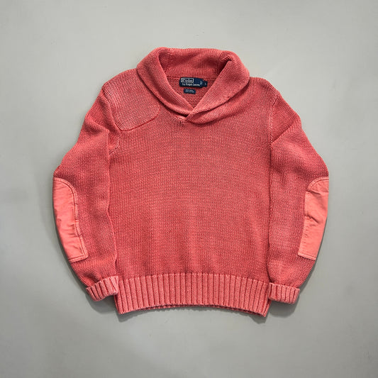 Large Polo Ralph Lauren Salmon Cowl Sweater