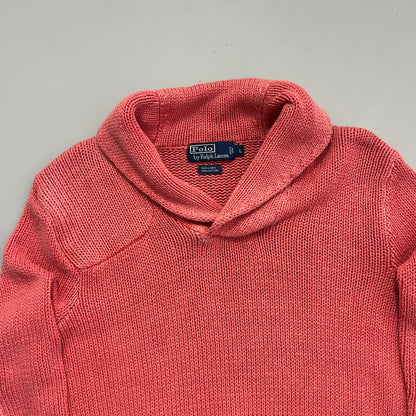 Large Polo Ralph Lauren Salmon Cowl Sweater