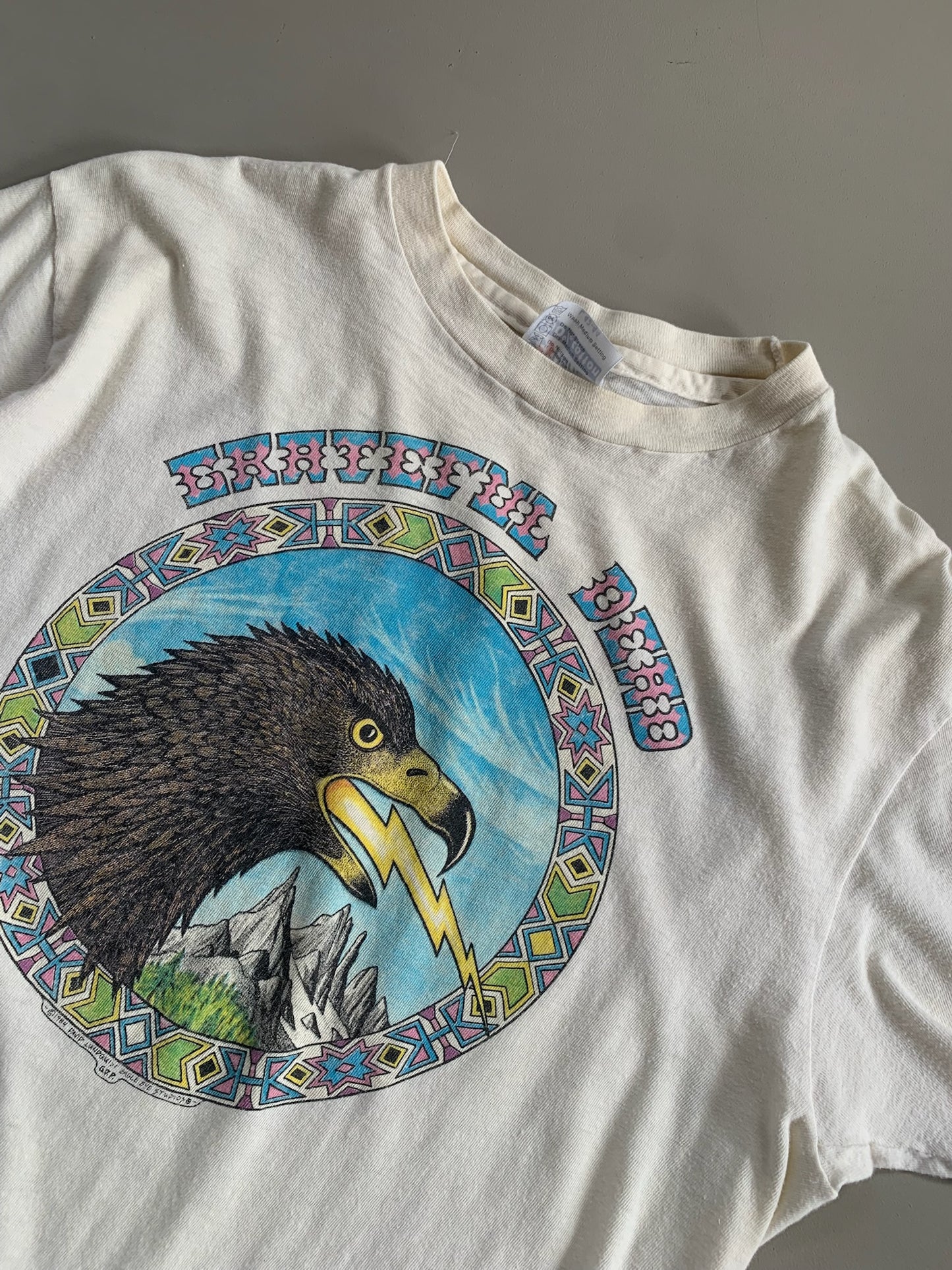 Large 1984 Grateful Dead Fall Tour T-shirt