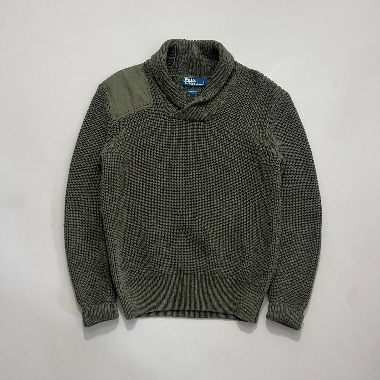 Medium Polo Ralph Lauren Army Green Cowl Sweater