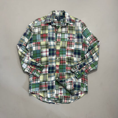 Small 1990s Polo Ralph Lauren Patchwork Button Shirt