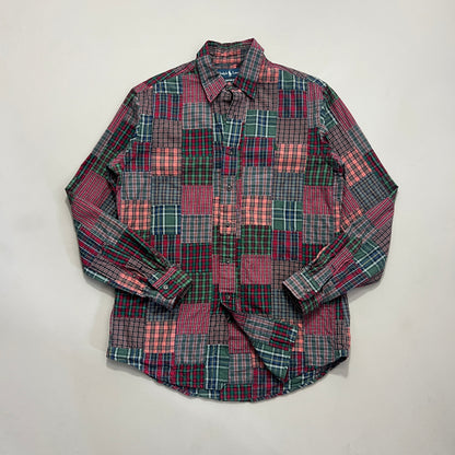 Medium 1990s Polo Ralph Lauren Patchwork Button Shirt