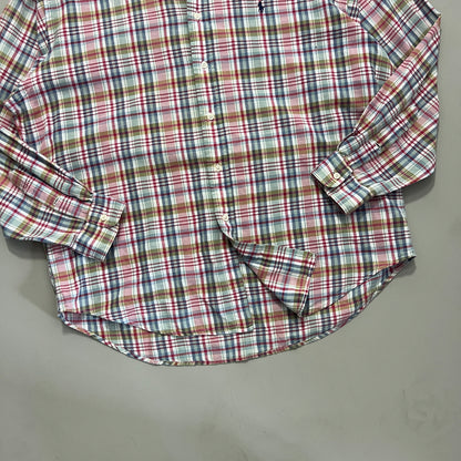 Large 1990s Polo Ralph Lauren Plaid Blair Button Shirt