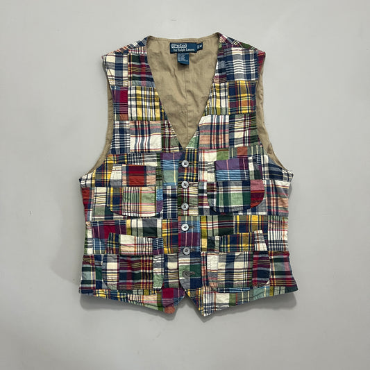 Medium 1990s Polo Ralph Lauren Patchwork Vest