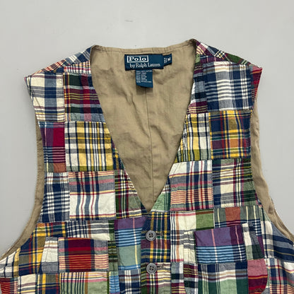 Medium 1990s Polo Ralph Lauren Patchwork Vest