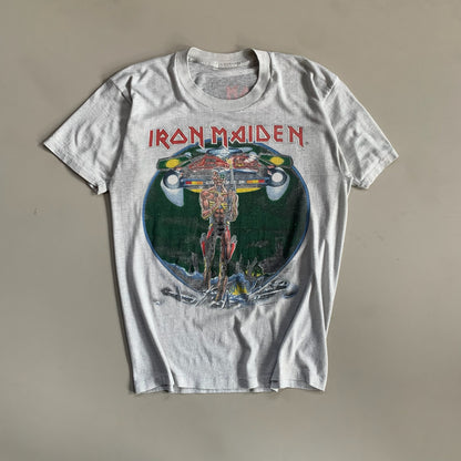 Large 1987 Iron Maiden Somewhere on Tour T-shirt