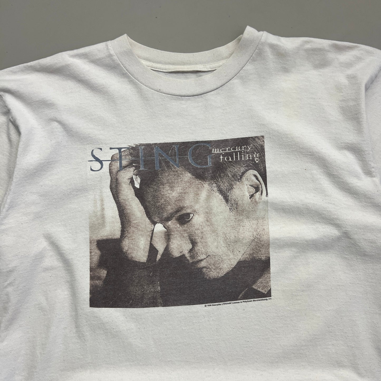 Large 1996 Sting Mercury Falling Tour T-shirt