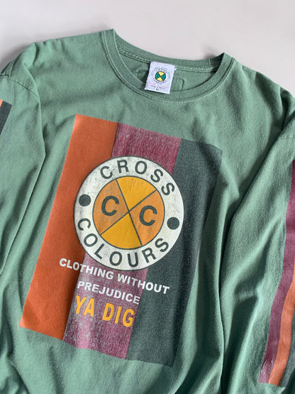 XL 1990s Cross Colours Ya Dig Long Sleeve Shirt