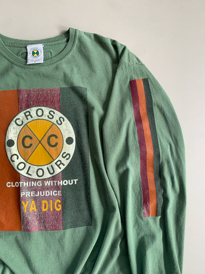 XL 1990s Cross Colours Ya Dig Long Sleeve Shirt