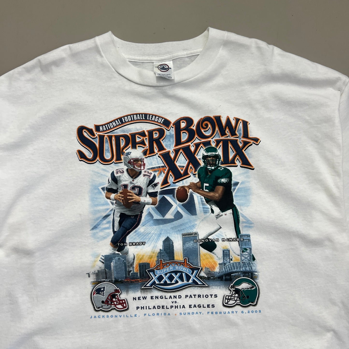 XXL 2005 Super Bowl XXXIX T-shirt