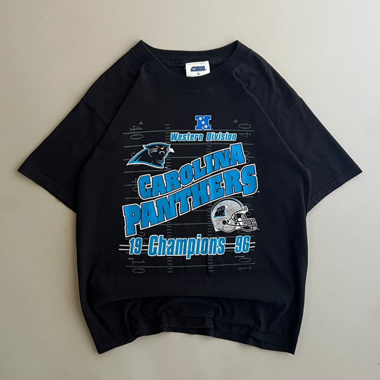 XL 1997 Carolina Panthers Western Division Champions T-shirt