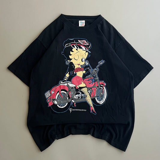 Large 1993 Betty Boop Biker T-shirt
