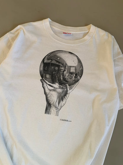 XL 1991 MC Escher Art T-shirt