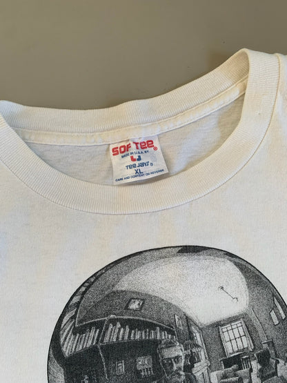 XL 1991 MC Escher Art T-shirt