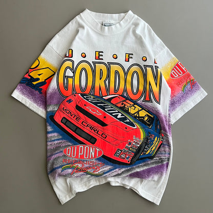 Medium 1995 Jeff Gordon Life in the Fast Lane AOP T-shirt