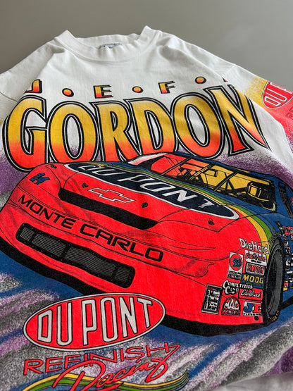Medium 1995 Jeff Gordon Life in the Fast Lane AOP T-shirt